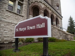 St. Marys Town Hall on Queen Street in St. Marys, Ont. (Derek Ruttan/Postmedia Network)