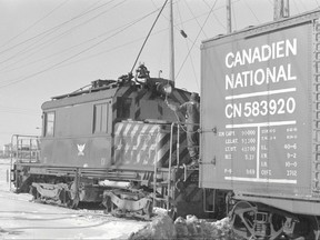 Handout/Cornwall Standard-Freeholder/Postmedia Network Locomotive No. 17 in all its former glory during the winter of 1971. Picture taken by Chris Granger.