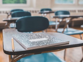 empty classroom