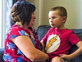 Belleville mother Sarah Daley said needs-based funding announced Wednesday to help pay for clinical services for children with autism will go a long way to help families provide the best care for their children. POSTMEDIA FILE