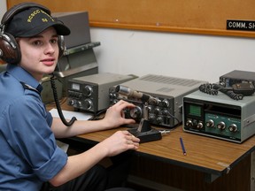 Belleville Sea Cadet PO2 Duncan Culliton (VA3FSY), recently received his National Morse Code operator licence endorsement, adding to his Amateur Radio License he acquired this past summer, a first for a cadet in Canada. SUBMITTED PHOTO