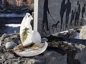 Belleville's Riverfront Trail has been dotted with snow and ice sculptures, and starting this weekend, once night falls, tealights placed inside lanterns will transform the Trail into an illuminated and enchanted path ÑÊa magical synergy or fire and ice. SUBMITTED PHOTO