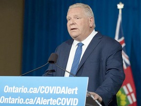 Premier Doug Ford assured Ontarians Monday vaccines are on their way to communities through locally driven health unit plans that take direction from provincial pandemic guidelines. POSTMEDIA