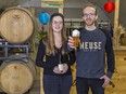 Estelle van Kleef and Mischa Geven are co-founders of Meuse Brewing Company, a rural farmhouse-style brewing operation near Scotland, Ontario.