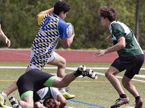 Spring high school sports, such as rugby, won't be played because the pandemic.