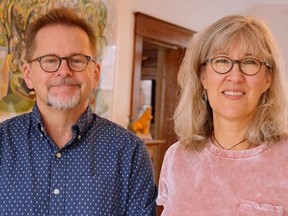 Matthew Giffin and Cheryl Thornton, founders of Storyvalues, moved from Toronto to Ridgetown in 2019 and shifted their business to an online model during the pandemic. (Handout/Postmedia Network)