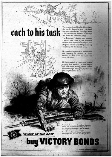 The Standard-Freeholder covered Canadians fighting in the second world war on April 25, 1945. Handout Not For Resale