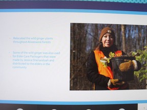 A slide during Maegan Mitchell's update on The Great River Rapport, during Tuesday's World Wetlands Week event. Photo on Tuesday, February 23, 2021, in Cornwall, Ont. Todd Hambleton/Cornwall Standard-Freeholder/Postmedia Network