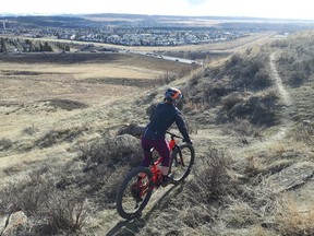 Bike Cochrane says that with a potential local mountain bike trail network, Cochranites wouldn't have to drive out to the Kananaskis to get their off-road fix. Bike Cochrane