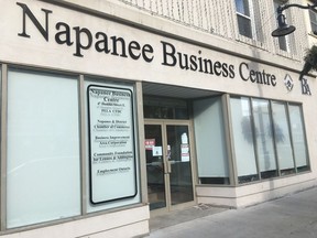 The Napanee Business Centre in downtown Napanee on Thursday.