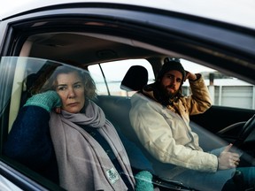 Sonja Smits and Jonas Bonnetta star in "Drifting Snow," which premieres at the Kingston Canadian Film Festival on March 2, almost a year after it was supposed to.