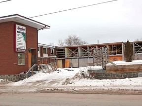 The City of North Bay is receiving quotes for the demolition of the former Sands motel, located at the corner of McIntyre Street East and Fisher Street. Michael Lee/The Nugget