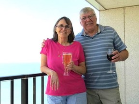 Doug Arthur is pictured with his wife, Jean, in an undated photo. The Arthur family confirmed that the 75-year-old retired OPP officer and resident of Lancelot Apartments died Monday of COVID-19.
Supplied Photo