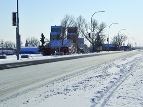 Town of Nanton staff used the draft version of the proposed new snow and ice control policy to remove snow from town roads two weekends ago. STEPHEN TIPPER