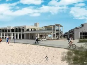 The Port Elgin Beach Preservers said the results of its online public survey on the  Cedar Crescent Village project, shown in in this concept drawing, should be considered by Town council.