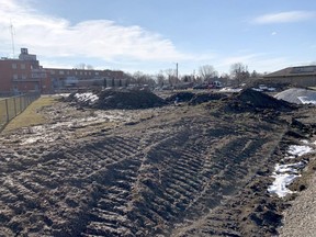 Construction of a new powerplant is underway at the Chatham-Kent Health Alliance's Wallaceburg site. The hospital says the new plant signals its "commitment" to continue delivering health care services to the community and will allow for future development. (Jake Romphf/Postmedia Network)