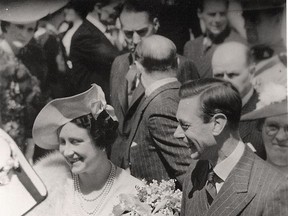King George VI and Queen Elizabeth greet a large crowd during a brief stop in Stratford during the couple's 1939 tour of Canada.
Stratford-Perth Archives