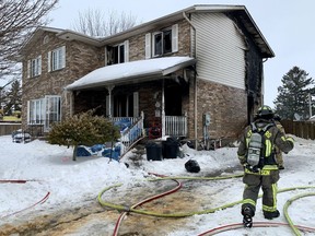 Stratford Fire Department deputy Chief Neil Anderson said a semi-detached home on Borden Street, between Norfolk Street and Bruce Street, suffered “extremely extensive” damage Tuesday morning.