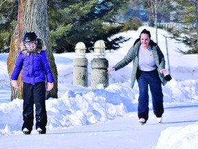 Free skating lessons will help foreign student through the winter in Sault Ste. Marie. ALLANA PLAUNT/SAULT THIS WEEK