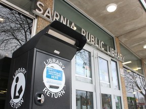 The downtown Sarnia Library. (Paul Morden/The Observer)