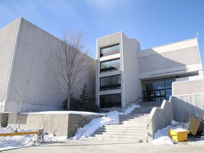 The Alphonse-Raymond building at Laurentian University in Sudbury on Feb. 1, 2021.