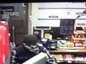 East Algoma OPP responded to a call about a robbery that had just taken place at a gas bar on Hillside Drive South on Feb. 14 at about 7 p.m. OPP photo