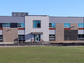 Espanola's new joint educational and childcare facility will be open for occupancy in the fall. Supplied photo