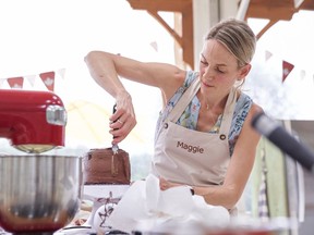 Maggie Frith is hard at work on CBC's  The Great Canadian Baking Show. Supplied