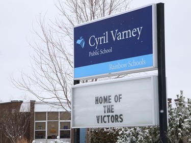 Cyril Varney Public School in Sudbury, Ont. on Monday February 22, 2021. John Lappa/Sudbury Star/Postmedia Network