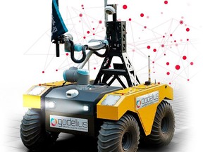 The Godelius X is a teleoperated robot capable of working in hazardous and unstructured areas, performing complex activities under any condition. It was designed by SK Godelius, which recently established a presence at the NORCAT Underground Centre in Sudbury. Supplied