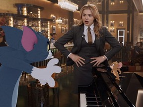 Grace Moretz stars in Tom & Jerry, out this week at Sudbury theatres. Supplied