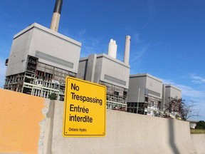 The former Lambton Generating Station near Courtright is shown in this file photo after demolition was paused in 2020 because of the pandemic. File photo/Postmedia Network