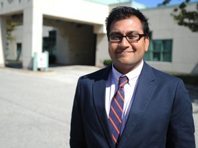 Dr. Sudit Ranade is the medical officer of health for Sarnia-Lambton. He's shown in a file photograph from 2012. File photo/Postmedia Network