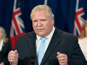 Ontario Premier Doug Ford announced Friday the provincial government is transitioning 27 public health regions out of the shutdown and into a revised and strengthened COVID-19 Response Framework beginning Tuesday, Feb. 16. 

POSTMEDIA PHOTO