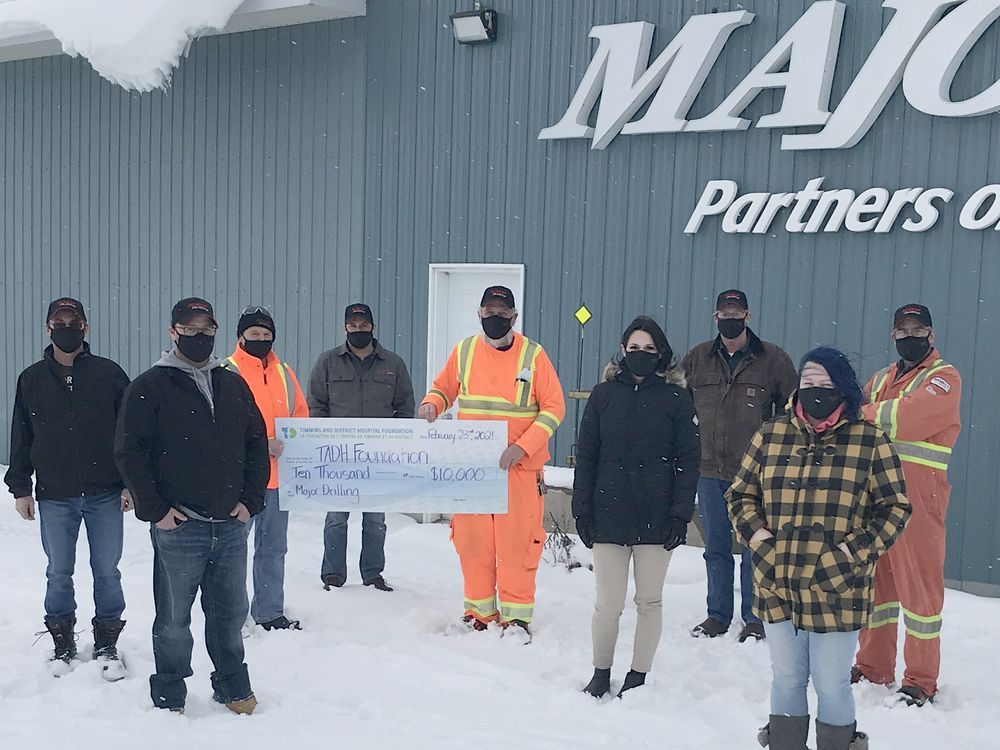 Drilling firm donates 10K to Timmins hospital The Daily Press Drilling firm donates 10K to Timmins hospital The Daily Press