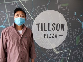 Steve Tran, co-owner of Tillson Pizza, has been pleased with their move to 67 Tillson Avenue, not to far south of their former location. (Chris Abbott/Norfolk and Tillsonburg News)