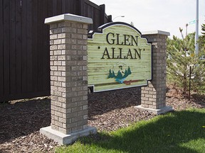 As discussed during the Jan. 26 Priorities Committee meeting, the Glen Allan traffic calming project, which was estimated to cost $1.75-million in 2015, is slightly under budget at $1.5M. Photo Supplied