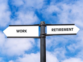 Choice between keep working and retirement