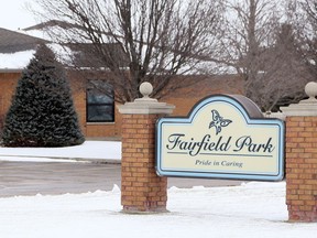 Fairfield Park long-term care home in Wallaceburg on Feb. 1. Mark Malone/Postmedia Network