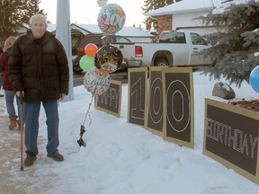 Roscoe Grant was treated to a parade of first responders, family and friends for his 100th birthday last week.