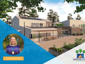 The Treehouse Village Ecohousing is taking shape this spring in Bridgewater, Nova Scotia. Its founder, Cate deVreede, will be sharing the story of the project for a Sudbury audience through a free webinar on March 16.