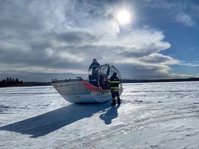 Members of the Water Rescue Team were out for a day of training on Feb. 25. Photo Supplied