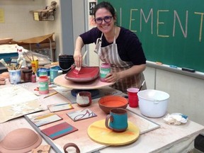 Potter and educator Naomi Clement was one of nine local entrepreneurs who recently received funding and mentorship from the Stratford Perth Centre for Business. 
(Contributed photo)