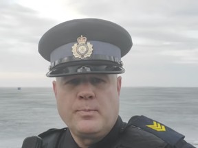 West Region OPP Acting Sgt. Ed Sanchuk is urging people to use common sense after two people fell through the ice at St. Williams on Monday afternoon.