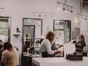 Lisa Crawford, owner of Simply Stunning Hair and Makeup, is stepping back from her role as stylist to focus on branding and sales. Photo Supplied.