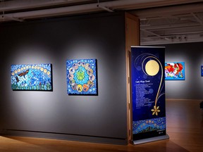 Walking Gently: Spirit Stories and the 13 Moons by Mtis artists Leah Dorion and Gary Sutton is on display (virually) at Gallery@501 until April 24. Photo Supplied
