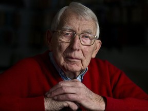 This file picture shows Dutch Lodewijk Frederik Ottens - called Lou Ottens - the inventor of the cassette tape, posing during a photo session in Eindhoven, on January 23, 2013. - Lou Ottens died at the age of 94 few on March 6, 2021. (Photo by Jerry Lampen / ANP / AFP) / Netherlands OUT (Photo by JERRY LAMPEN/ANP/AFP via Getty Images)
