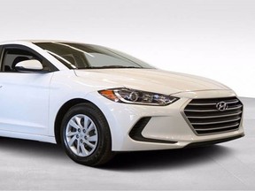 Grey-Bruce OPP released a photo of a white 2017-2018 Hyundai Elantra and asked for the public’s help in locating the driver of a similar car  involved in a hit-and-run involving a bicyclist who suffered serious injuries March 10 north of Wiarton.