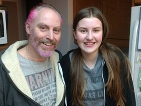 Amalie Ducharme, 13, who is in Grade 8 at Strathcona Christian Academy Secondary, is raising money for the Alberta Cancer Foundation and plans on shaving off all her hair on Wednesday, March 24. Photo Supplied