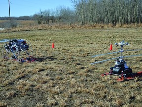 AltaLink and FulcrumAir announced a new technology to install bird markers on Mar. 18. (Lisa Berg)